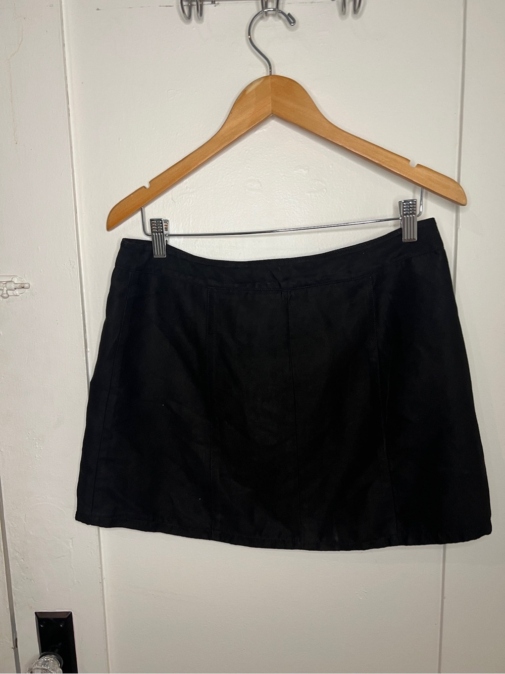 H&M Black A-Line Mini Skirt